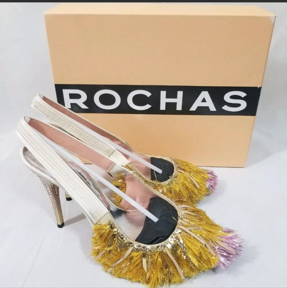 Rochas Runway Slingback Pumps - Picture 5 of 9